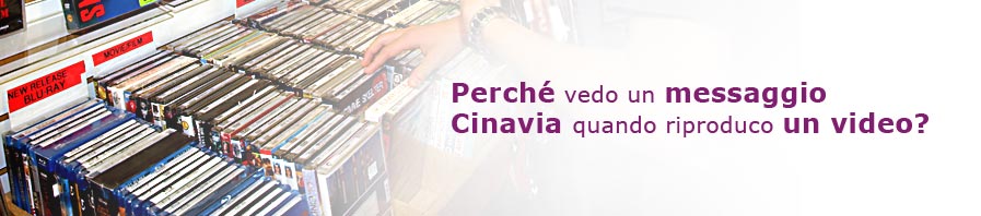 why do I see cinavia message when I am playing a movie?