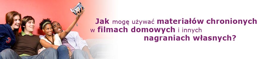 How can I use professional content in my own home movies and other personal recordings