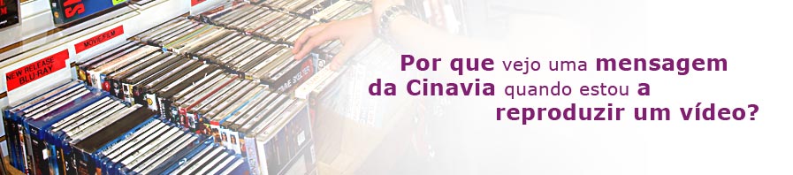 why do I see cinavia message when I am playing a movie?